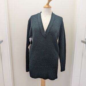 Wilfred serret sweater black/darkest spruce in xsmall new with tags